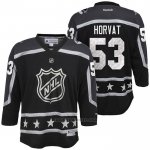 Camiseta Hockey Nino Vancouver Canucks Bo Horvat 53 2017 All Star Negro