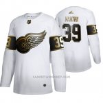 Camiseta Hockey Detroit Red Wings Anthony Mantha Golden Edition Autentico Blanco