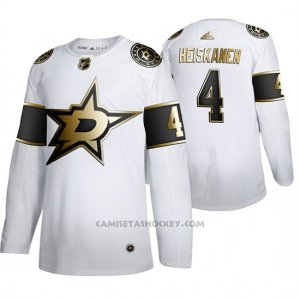 Camiseta Hockey Dallas Stars Miro Heiskanen Golden Edition Limited Blanco