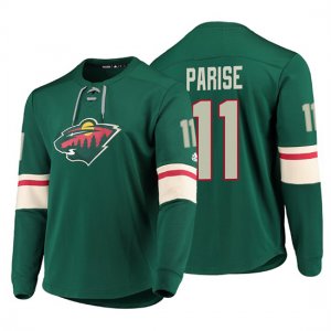 Camiseta Minnesota Wild Zach Parise Platinum Verde