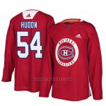 Camiseta Montreal Canadiens Charles Hudon Practice Rojo