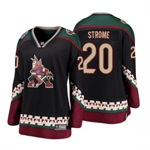 Camiseta Mujer Arizona Coyotes Dylan Strome Heritage Alternato Breakaway Negro