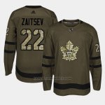 Camiseta Toronto Maple Leafs Nikita Zaitsev Camo Salute To Service