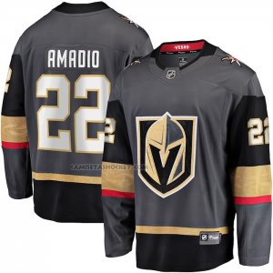 Camiseta Hockey Vegas Golden Knights Michael Amadio Alterno Breakaway Gris