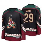 Camiseta Nino Arizona Coyotes Mario Kempe Alternato Breakaway Fanatics Negro