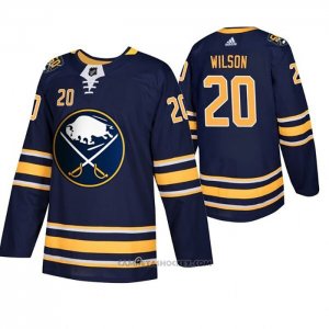 Camiseta Hockey Buffalo Sabres 20 Scott Wilson Primera Autentico Azul