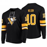 Camiseta Pittsburgh Penguins Garrett Wilson Adidas Platinum Negro