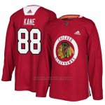 Camiseta Chicago Blackhawks Patrick Kane New Season Practice Rojo