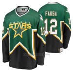 Camiseta Hockey Dallas Stars Premier Radek Faksa Heritage Verde