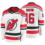 Camiseta New Jersey Devils Steven Santini Alternato Breakaway Blanco