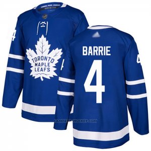 Camiseta Hockey Toronto Maple Leafs 4 Tyson Barrie Primera Autentico Azul