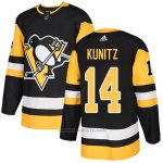 Camiseta Hockey Pittsburgh Penguins 14 Chris Kunitz Primera Autentico Negro