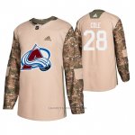 Camiseta Hockey Colorado Avalanche Ian Cole Veterans Day Camuflaje