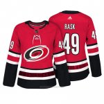 Camiseta Hockey Mujer Carolina Hurricanes 49 Victor Rask Rojo Autentico Jugador