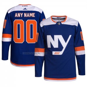 Camiseta Hockey New York Islanders Alterno Autentico Pro Primegreen Personalizada Azul
