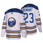 Camiseta Hockey Hombre Autentico Buffalo Sabres 23 Sam Reinhart 2018 Winter Classic Blanco