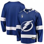 Camiseta Hockey Tampa Bay Lightning Primera 2022 Stanley Cup Final Breakaway Azul