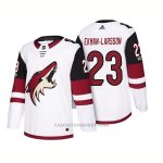 Camiseta Hockey Hombre Arizona Coyotes Oliver Ekman Larsson 2018 Season Centennial Patch Team Road Blanco