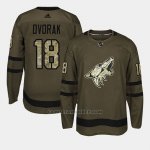 Camiseta Arizona Coyotes Christian Dvorak Camo Salute To Service