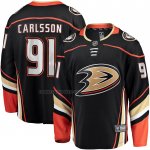 Camiseta Hockey Anaheim Ducks Leo Carlsson Primera Breakaway Negro