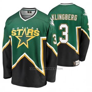 Camiseta Hockey Dallas Stars Premier John Klingberg Heritage Verde