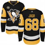 Camiseta Hockey Hombre Pittsburgh Penguins 68 Jaromir Jagr Negro 50 Anniversary Home Premier