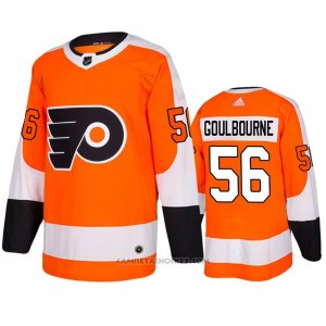 Camiseta Hockey Philadelphia Flyers Tyrell Goulbourne Primera Autentico Naranja