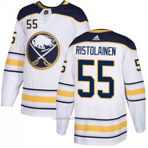 Camiseta Hockey Buffalo Sabres 55 Rasmus Ristolainen Road Autentico Blanco