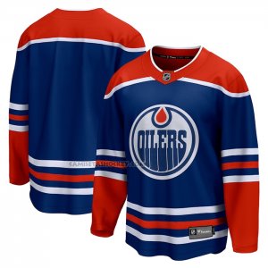 Camiseta Hockey Edmonton Oilers Primera Breakaway Blank Azul