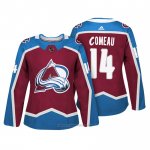 Camiseta Hockey Mujer Colorado Avalanche 14 Blake Comeau Maroon Autentico Jugador