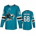 Camiseta Hockey San Jose Sharks Melker Karlsson Primera Verde