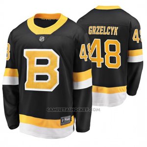 Camiseta Hockey Boston Bruins Matt Grzelcyk Alternato Premier Breakaway Negro
