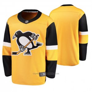 Camiseta Hockey Pittsburgh Penguins Alterno Autentico Oro