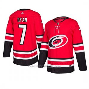 Camiseta Carolina Hurricanes Derek Ryan Autentico Home Rojo