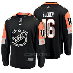 Camiseta Minnesota Wild Jason Zucker 2018 All Star Negro