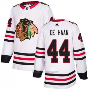 Camiseta Hockey Chicago Blackhawks 44 Calvin De Haan Road Autentico Blanco