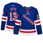 Camiseta Mujer New York Rangers 13 Kevin Hayes Adizero Jugador Home Azul