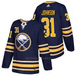 Camiseta Hockey Hombre Autentico Buffalo Sabres 31 Chad Johnson Home 2018 Azul