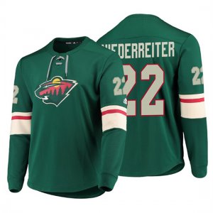 Camiseta Minnesota Wild Nino Niederreiter Platinum Verde