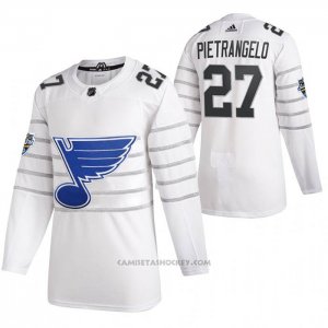 Camiseta Hockey St. Louis Blues Alex Pietrangelo Autentico 2020 All Star Blanco