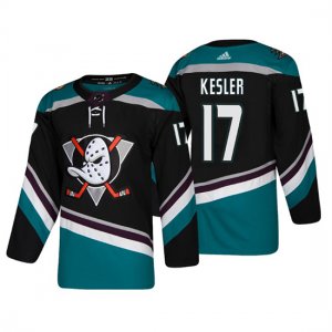 Camiseta Anaheim Ducks Ryan Kesler Alternato 25th Aniversario Adidas Autentico Negro