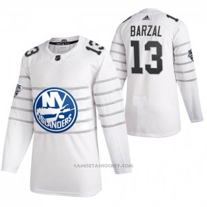 Camiseta Hockey New York Islanders Barzal Autentico 2020 All Star Blanco
