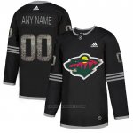 Camiseta Hockey Minnesota Wild Personalizada Black Shadow