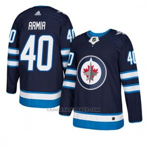 Camiseta Winnipeg Jets Joel Armia Autentico Home Azul