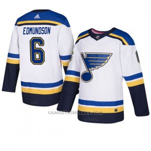 Camiseta St. Louis Blues Joel Edmundson Autentico Away Blanco