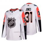 Camiseta San Jose Sharks Martin Jones 2018 All Star Blanco