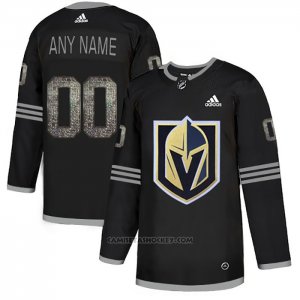 Camiseta Hockey Vegas Golden Knights Personalizada Black Shadow