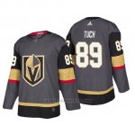 Camiseta Golden Knights Alex Tuch Home Autentico Jugador Gris