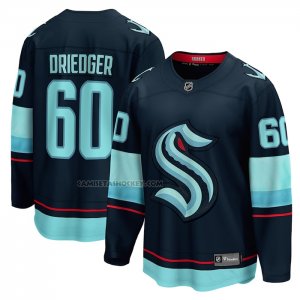 Camiseta Hockey Seattle Kraken Chris Driedger Primera Breakaway Azul