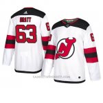 Camiseta New Jersey Devils Jesper Bratt Autentico Away Blanco